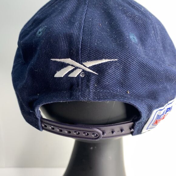 Reebok NFL Pro-Line Chicago Bears Snapback‎ Hat Logo Spellout Stripe 90's - Picture 4 of 7